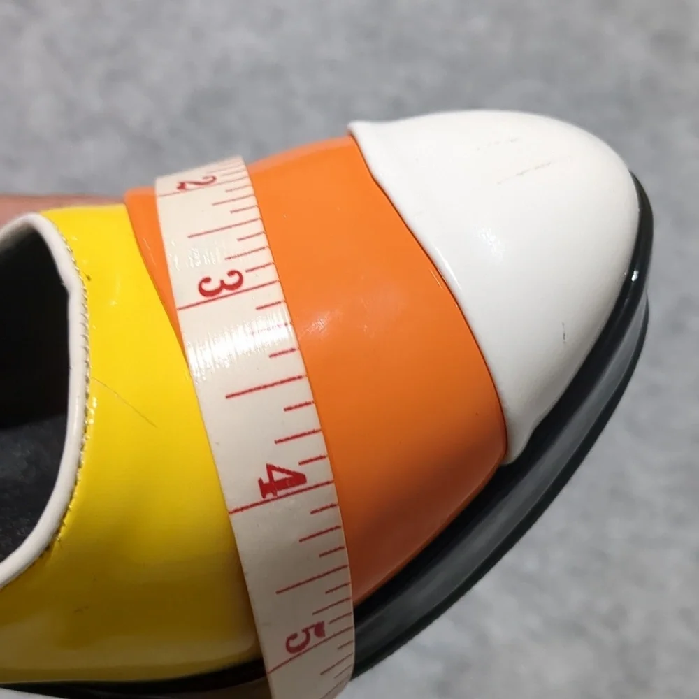 Funtasma Candy Corn Mary Jane Platform Heels womens sz 5 - Picture 14 of 16